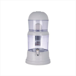 16L Non electric water purifier prices cheap with ceramic filter cartridge filter mineral filter