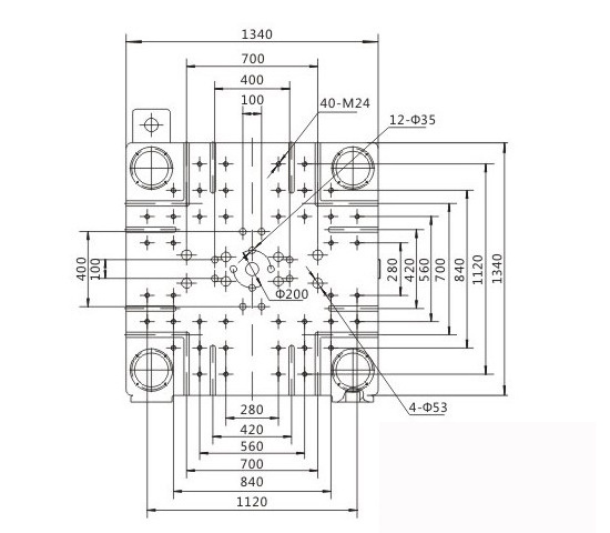 650 Ton Moulding Injection Molding Product Plastic Manufacturing Machine for Toys 915x915 Mm Distance Between Tie Bars