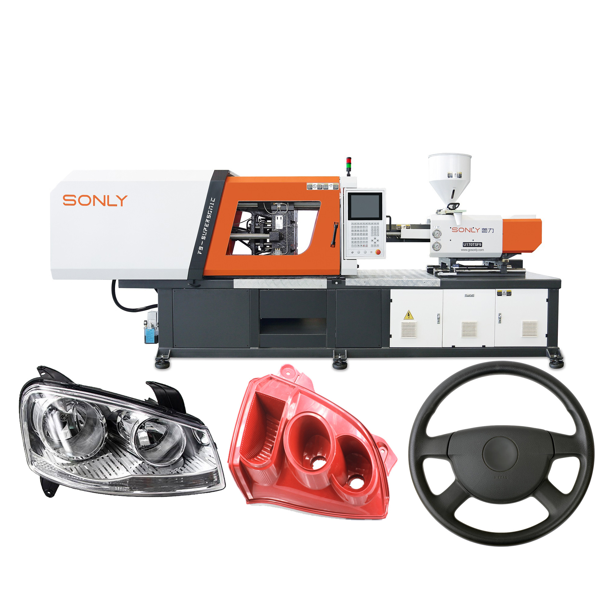 Automatic Auto Car Spare Parts Plastic Headlight Making Machine