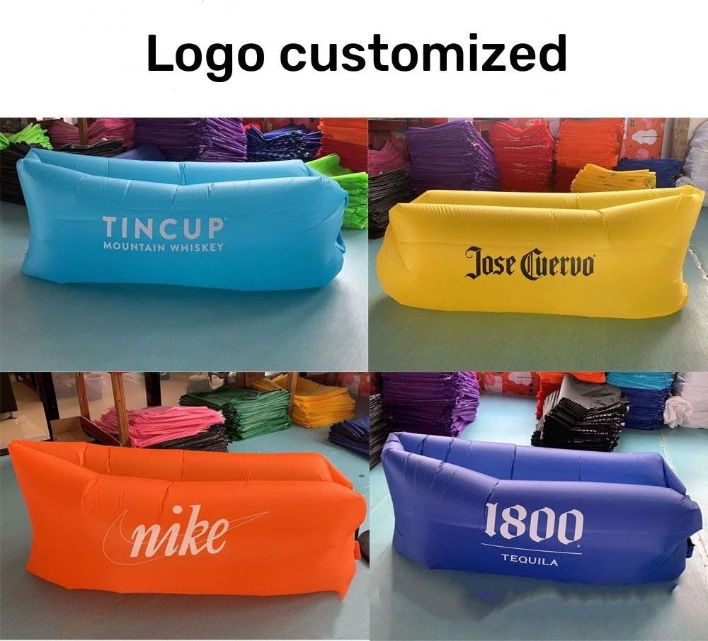 Custom Outdoor air beach sun lounger sofa inflatable couch inflatable lounger