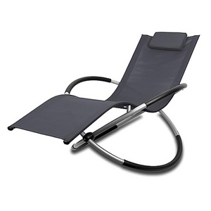 Garden Patio Beach Sun Swing Lounger Chair Folding Recliner Weatherproof Removable Head Cushion Ergonom Breathable Canopy Swings