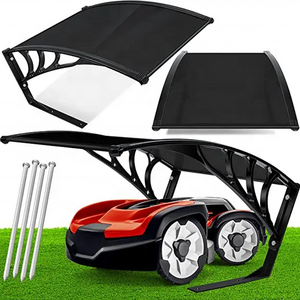 Robotic Lawnmower Garage Roof Carport Garden Canopy Weatherproof Includes Mounting parts Dimensions Medium solid polycarbonate