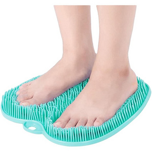 Foot Pad Clean shower scraper bathroom non-slip bath Brush Foot Scrubber Pad Non-slip Care foot massager mat