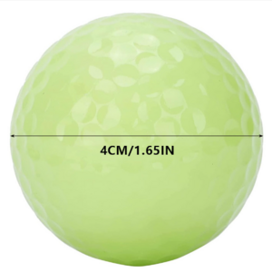 Wholesale Golf luminous ball glow golf ball after UV light glow in the dark Urethane fluorescent golf ball