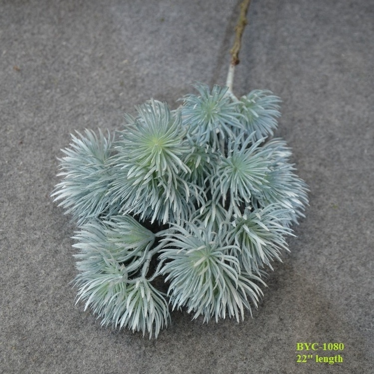 artificial plant flocked beauty pine branch for Christmas decoration, home decoration and flower arrangement material