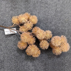 artificial plant flocked pine branch for home decoration, flower arrangement and Christmas wreath material