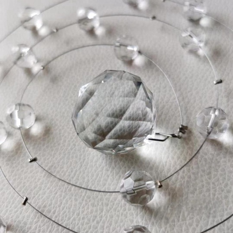 The most popular wedding material crystal beads strings for ceiling decoration