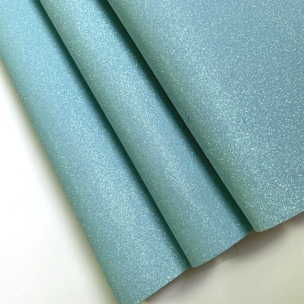 Hot selling a4 glitter fabric & fine glitter fabric with canvas backing for DIY crafts