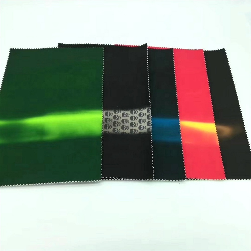 Color changing leather fabric for custom designs printing faux leather