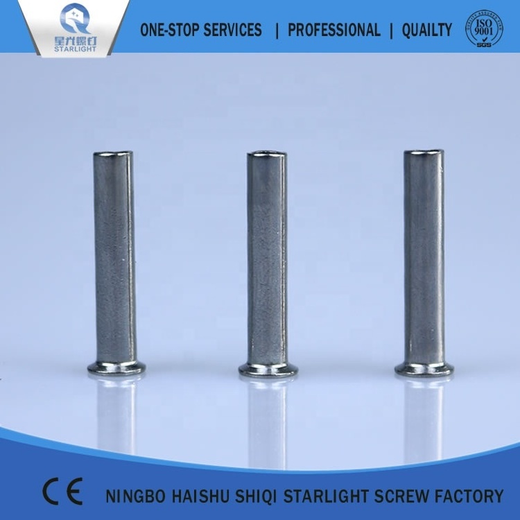 High quality semi hollow tubular rivet