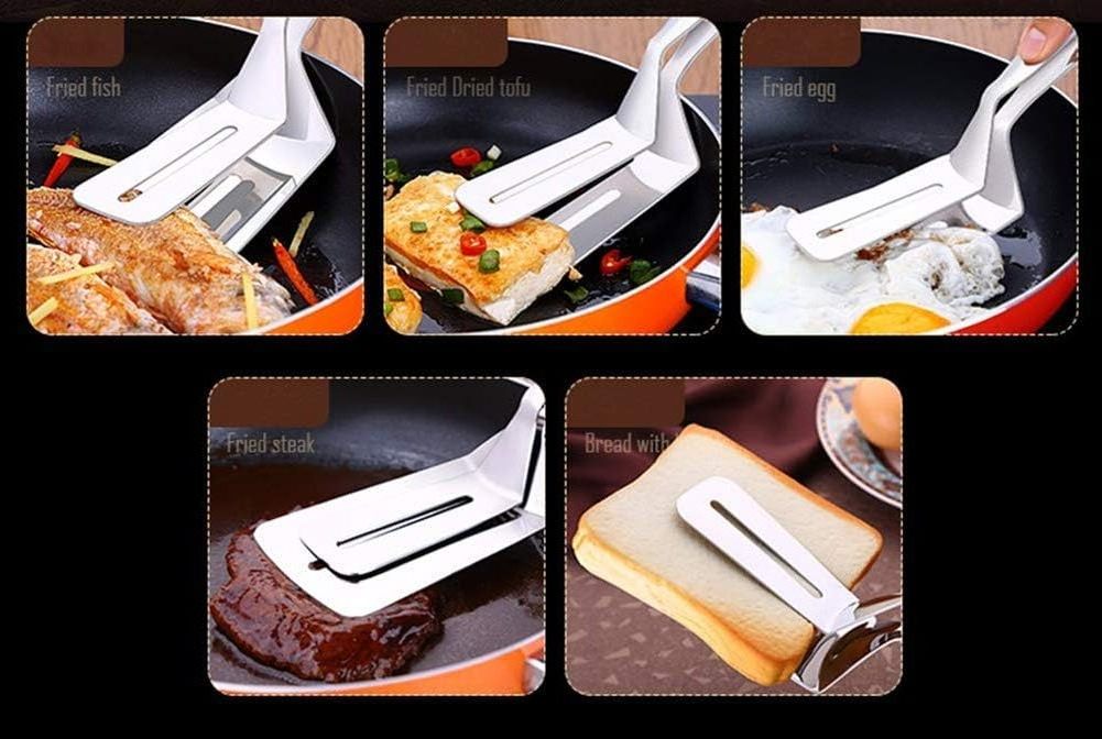 Kitchen BBQ Clips Stainless Steel Cooking Stainless Steel Food Tongs  Baking Bread Clips