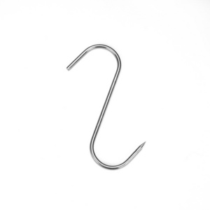 Heavy Duty Stainless Steel Butcher Hooks for Hanging Beef meat S type hooks