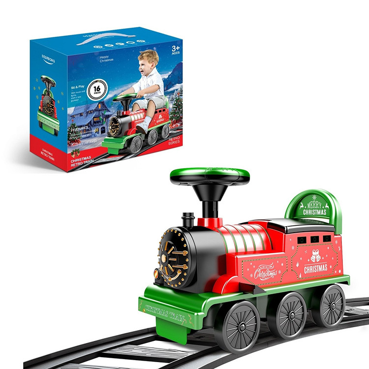 Cross-border E-commerce for Christmas Retro Train Electric Track Edition 2022 Hot sales items track toy