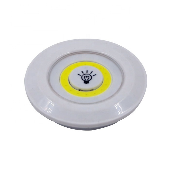 Distributor Wanted led light 3pc Push Wireless Switch Light Battery Powered Led Remote Control Closet Lamp Under Cabinet Light