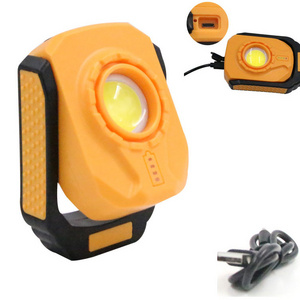 1700 lumens ultra bright portable led work light hook magnet camping lamp cob usb car vehicle garage flashlight inspection light