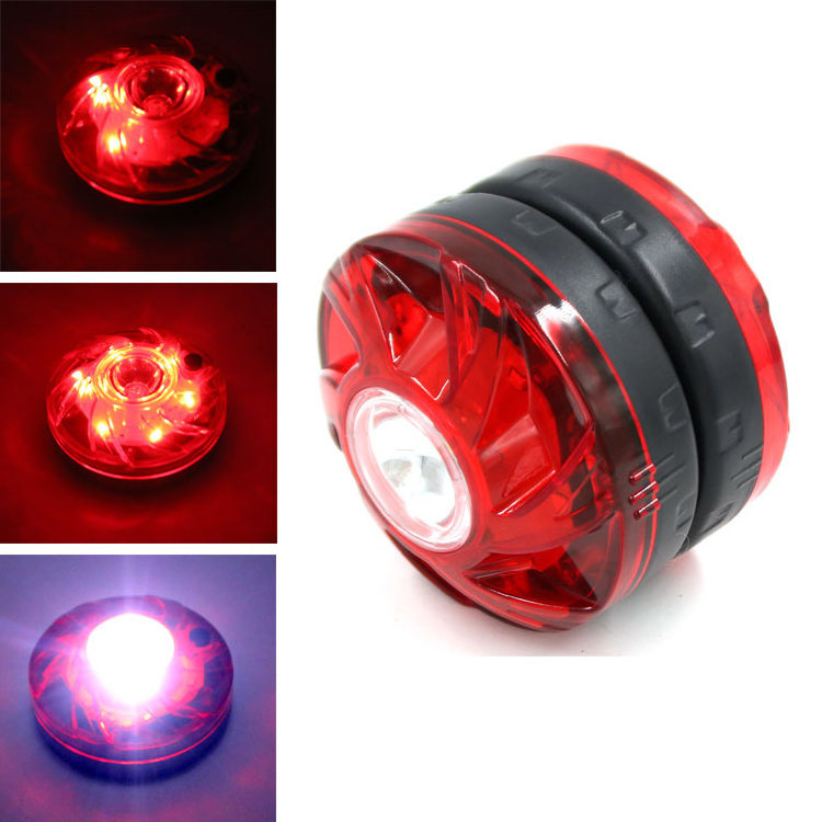 Car Warning Light Emergency LED Road Flare Camping Lantern LED Roadside Beaconswith Magnetic Base Flashing Steady Red Lights