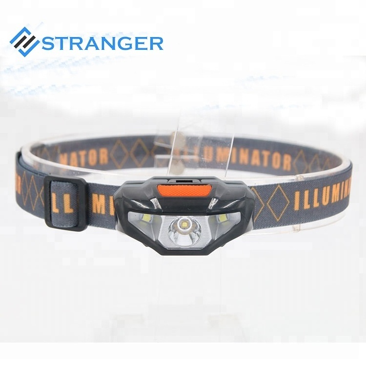 OEM stretch headlamp strap Battery Operated Head Torches Flashlights LED outdoor headlamp for running led light