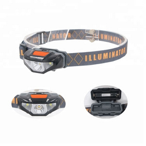 OEM stretch headlamp strap Battery Operated Head Torches Flashlights LED outdoor headlamp for running led light