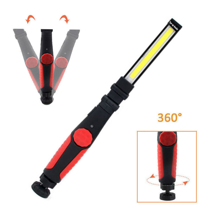 Outdoor Car Repair Inspection Lamp Magnetic USB Rechargeable Folding COB LED Slim Work Light