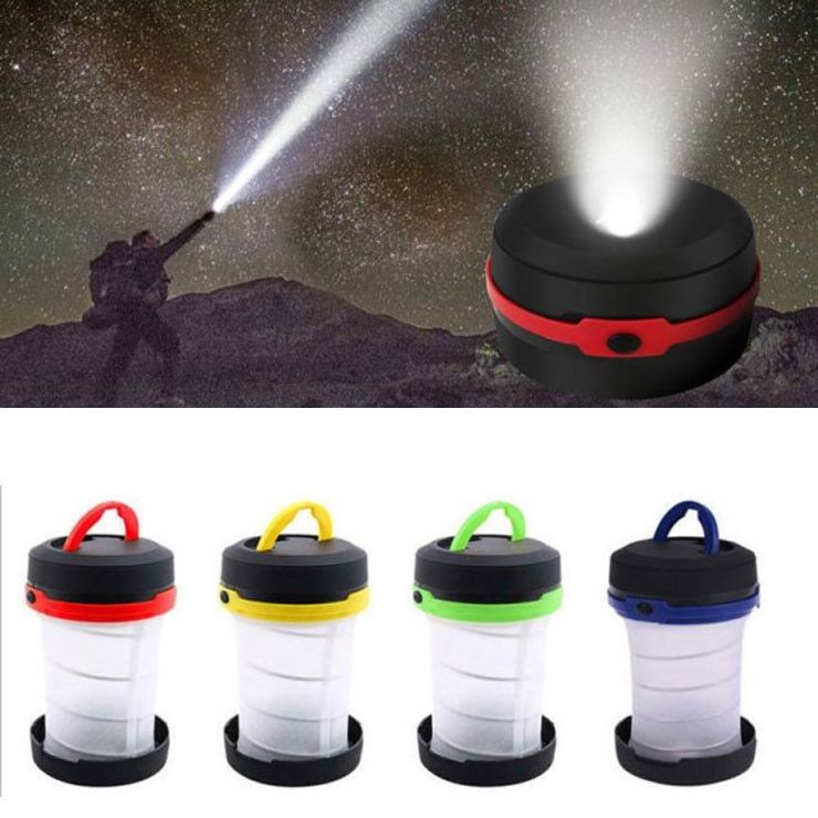 Handhold  3 mode waterproof mini POP UP camping led lantern  ABS battery mini led camping lamp portable  light tent outdoor