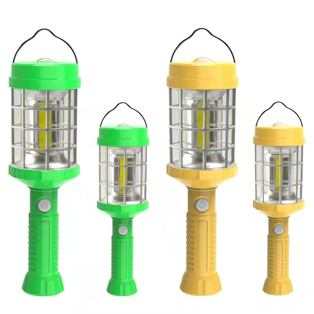 Ultra bright Magnetic base new cob battery operated working lamp Plastic led flashlight work light portable