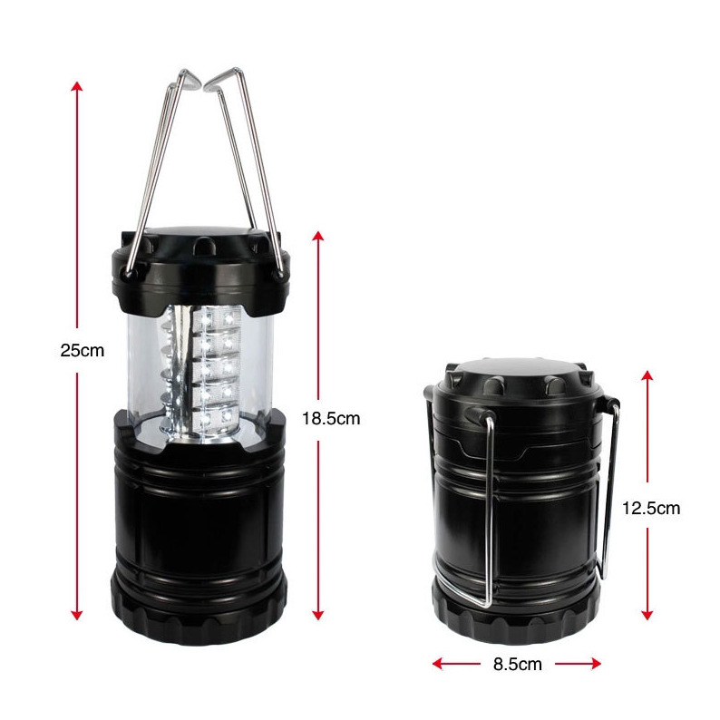 30 led Collapsible camping lantern foldable plastic camping light for outdoor