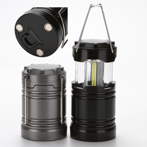 outdoor portable foldable Collapsible camping lantern COB highlight camping lantern with magnets