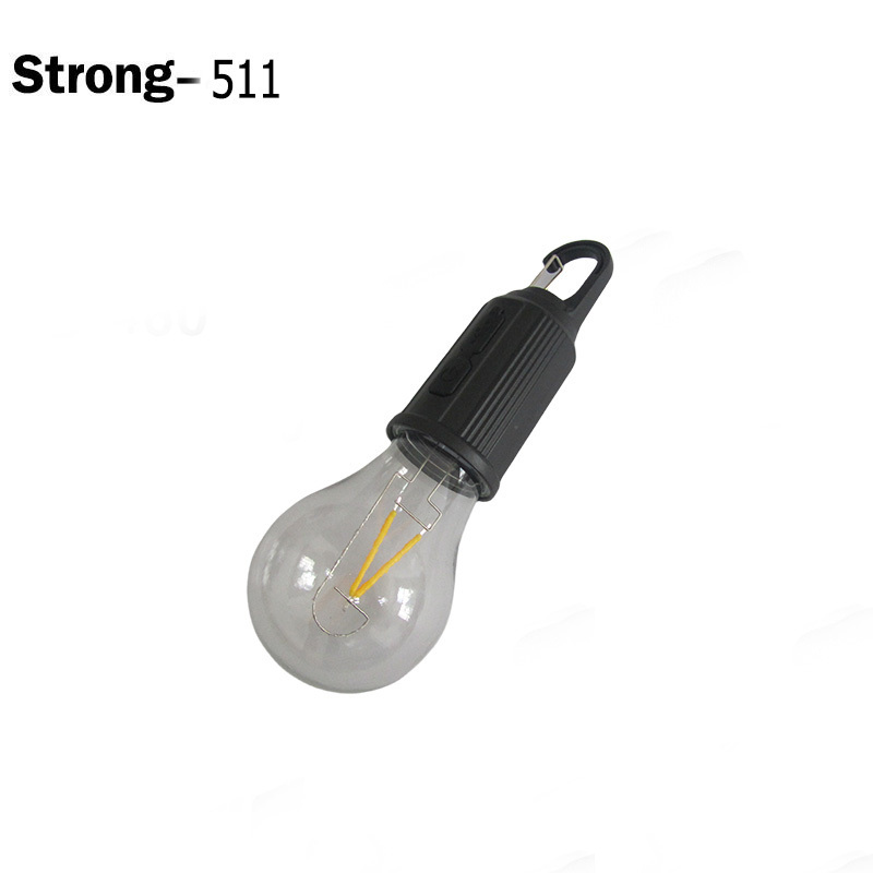 High quality Bulb flashlight chargeable camping hanging light