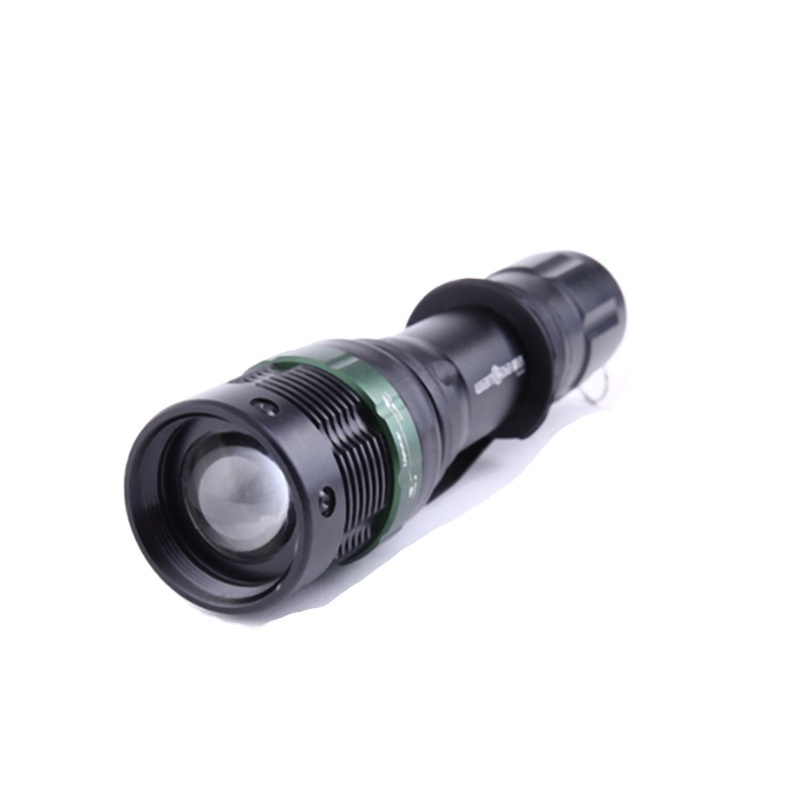 high quality Rechargeable aluminum  zoomable LED flashlight