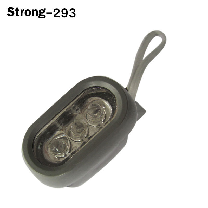 promotion rechargeable hand crank flashlight