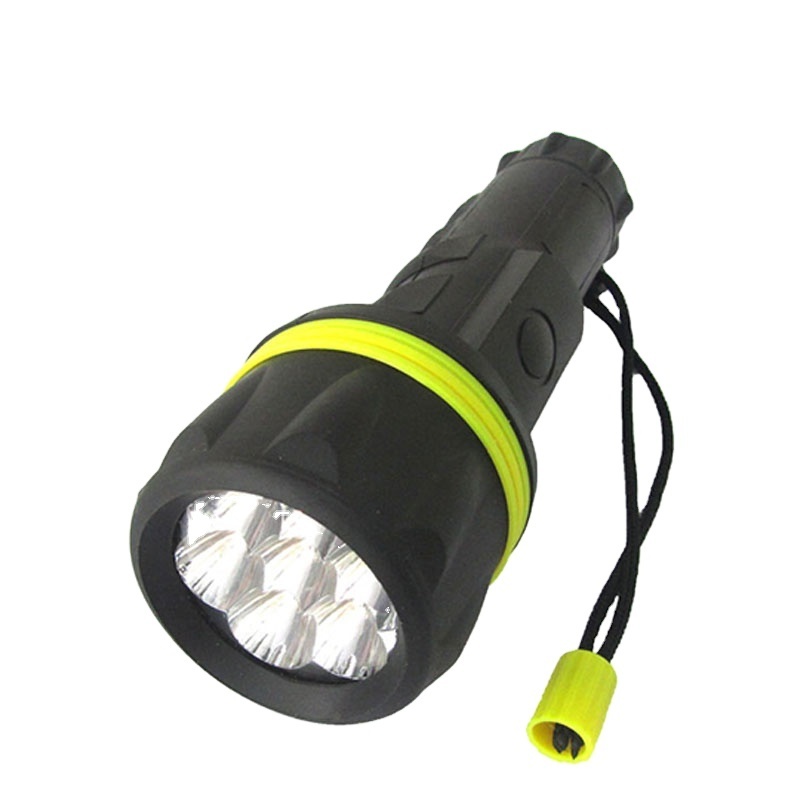 High power cheap torch waterproof rubber coated led emergency flashlight