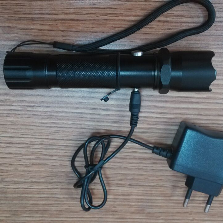 High power security led rechargeable flashlight sets for sales