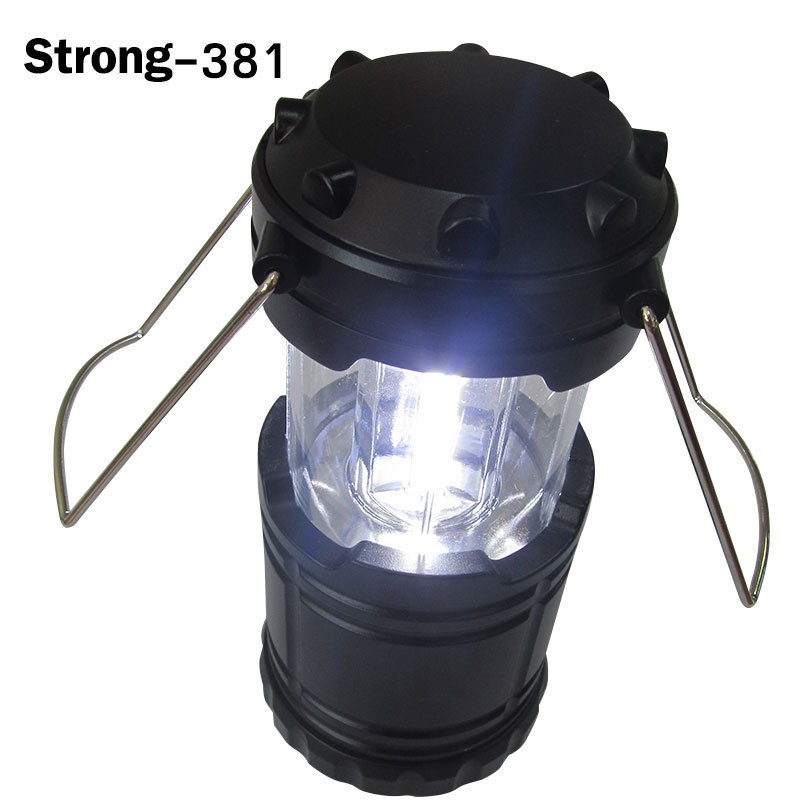 qualified magnet outdoor portable foldable Collapsible camping lantern COB highlight camping lantern