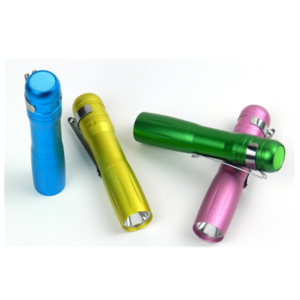 Promotion gift  cheap flashlight mini torch light using one AA battery with metal clip