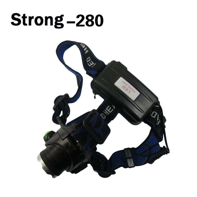 Outdoor Lighting High Power Aluminum Brightly LED 10 watt Rechargeable Headlamp