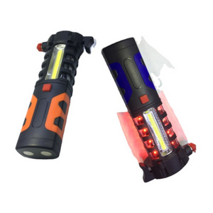 multifunction  hammer magnetic COB flashlight led work light lamp for emergency