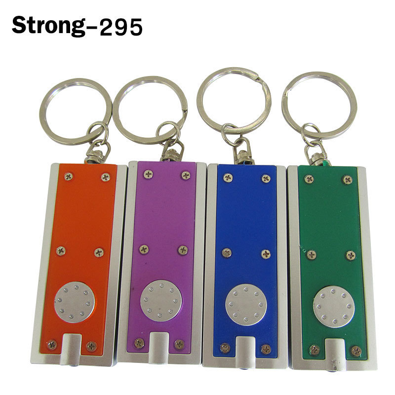 Cheap price portable mini flat led keychain flashlight