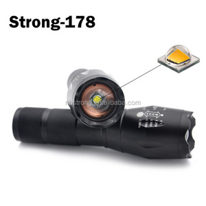 High Power 5 Modes Zoomable Adjustable Focus Torch Tactical 700 Lumens LED Flashlight for Hunting Cycling Climbing Camping