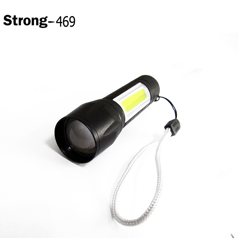 High quality mini usb rechargeable cob led work flashlight