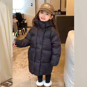 Children's Casual Print Coat Kids Clothes Wholesale Kid Girl Down Winter Coat Outwear Winter  Cotton-padded Clothes