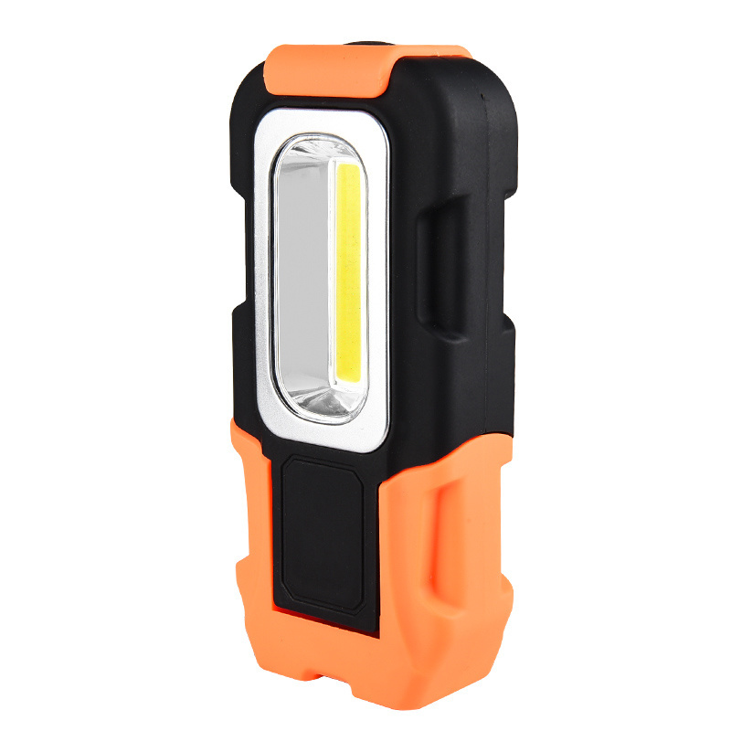 3xAA Batteries Operated  Super Bright With Magnetic With Hanger Of COB Multi-function Working Lamp