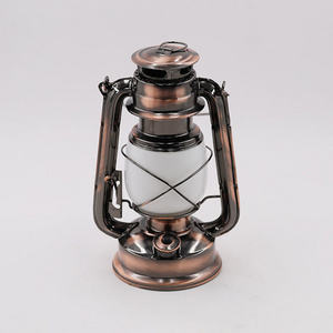 Antique Vintage Kerosene Lamp Outdoor Home Decoration Lighting Retro LED Flame Camping Lantern