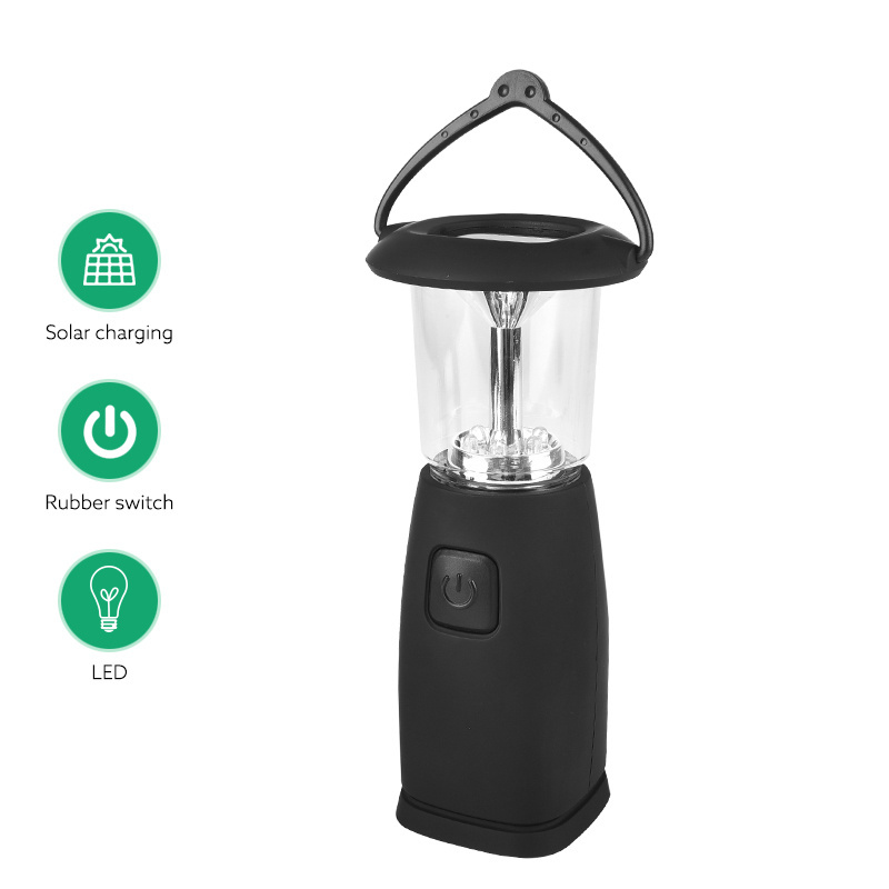 Solar Dynamo Of 6 LED Hand Crank Camping Lantern