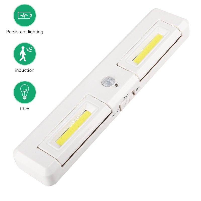 COB LED Motion Sensor Cabinet Light With Magnet New Design Suit For Household Auto Night Light