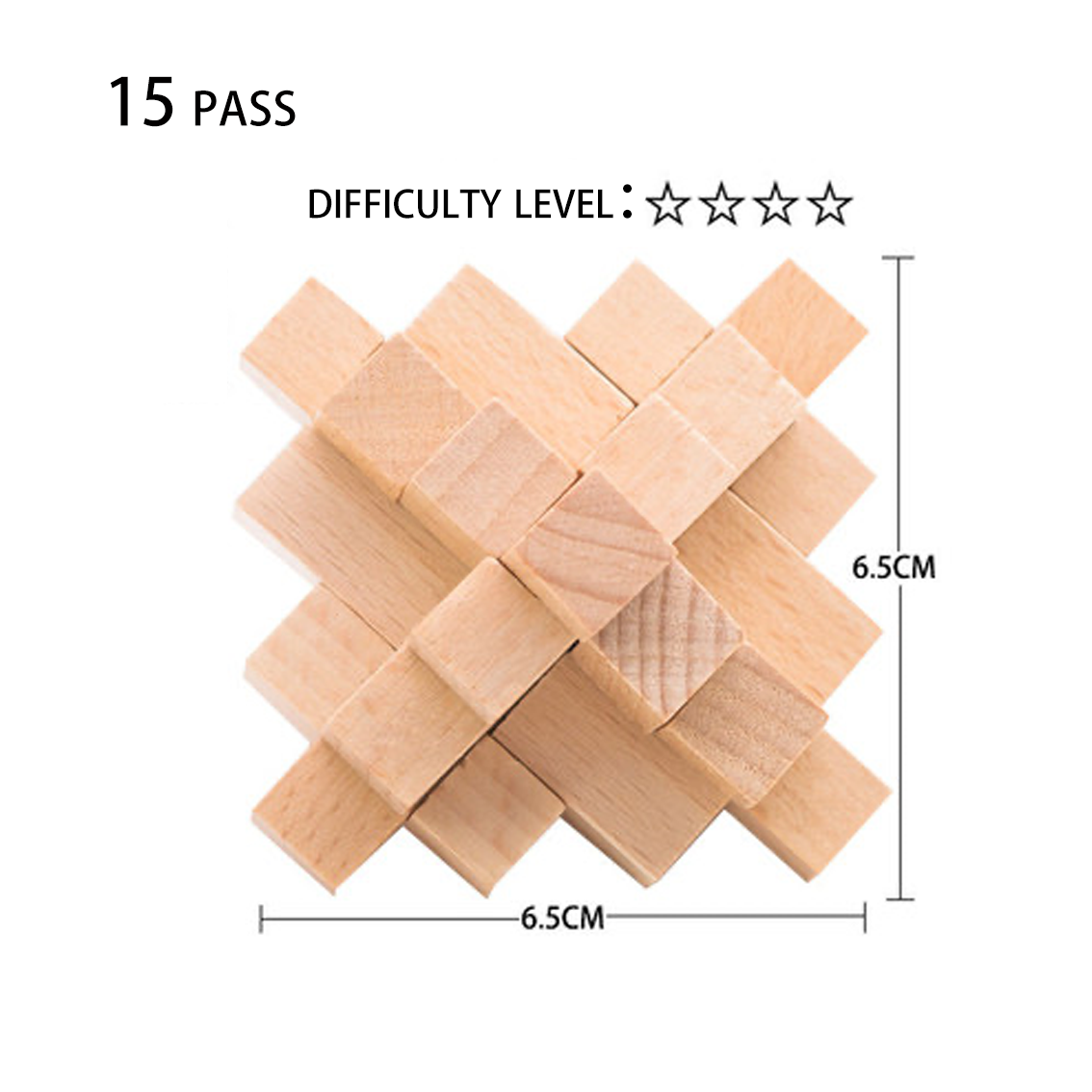 2023 Chinese Style 3D Wooden Puzzles Brain Teasers Wooden Thinking Puzzles for Kids and Adults