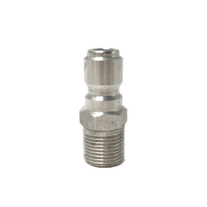 Hot Sale Snow Foam Lance 3/8" Stainless Steel Ball Type Water Quick Connect Male Thread Plug Hose Coupling