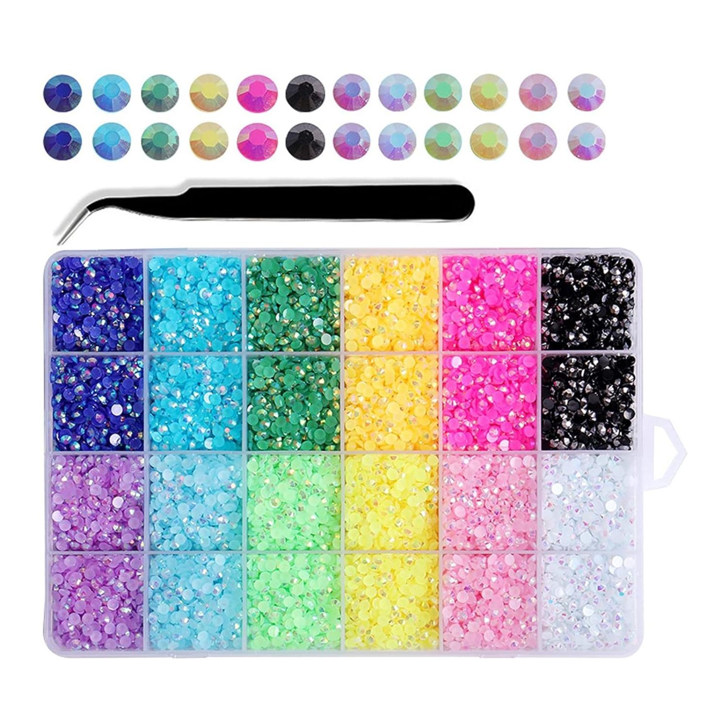 Best Selling Factory Nail Rhinestones Crystals Jewels Flat Bottom Nail With For DIY Nail Art Supplies Ab Drills For Crafts