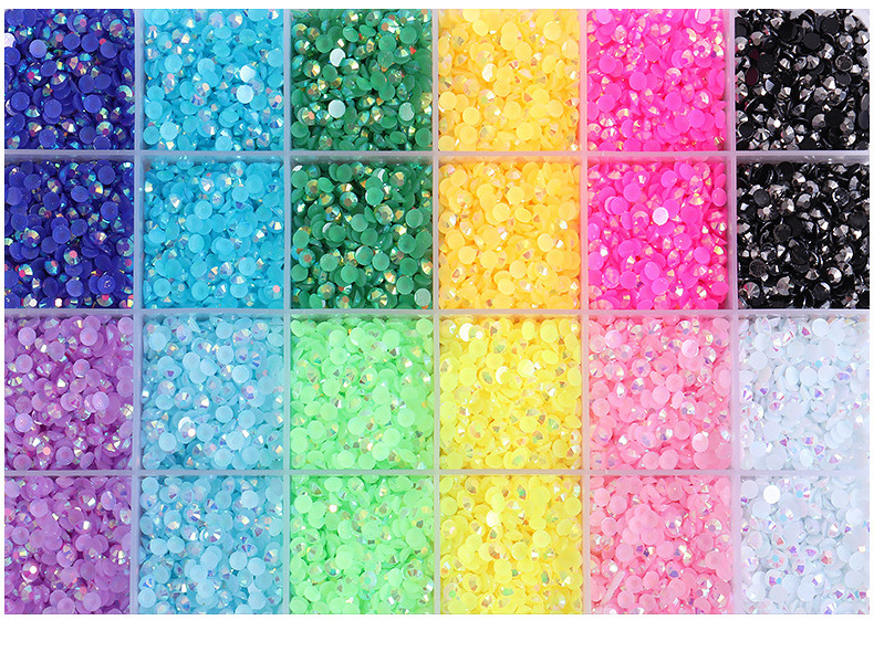 Best Selling Factory Nail Rhinestones Crystals Jewels Flat Bottom Nail With For DIY Nail Art Supplies Ab Drills For Crafts