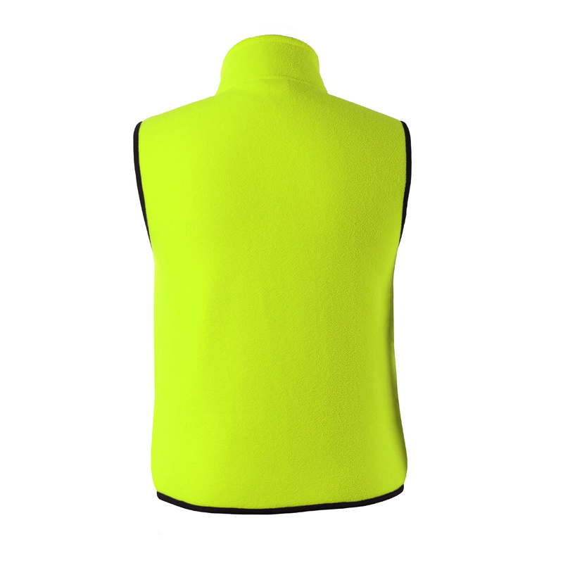 High Quality Mens Safety Reflective Fluorescent Orange Safety Jackets Reflective Work Vest