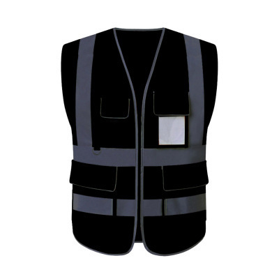 Reflective Safety Vest for Women Men High Visibility Security with Pockets Zipper Front Meets ANSI Standards